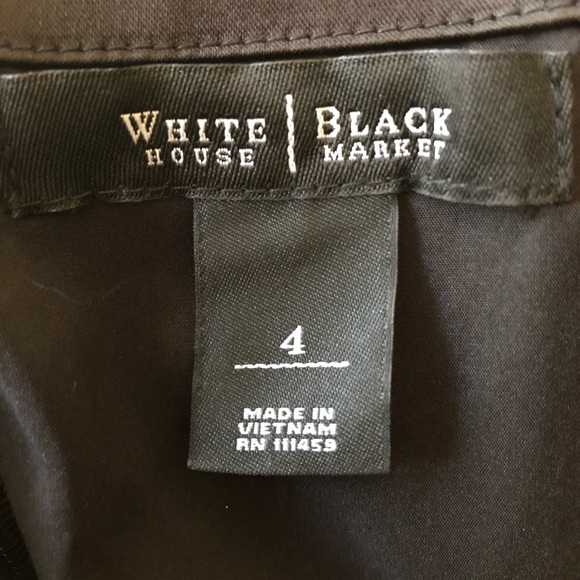 White House Black Market Black & Fuchsia Dress - Picture 5 of 8